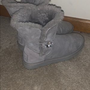 Silver Sparkly Uggs